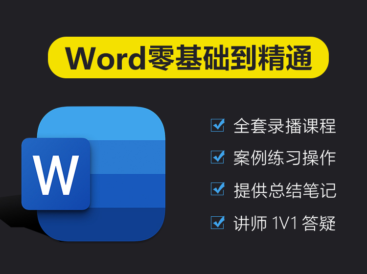 Word入门到精通视频课程教程