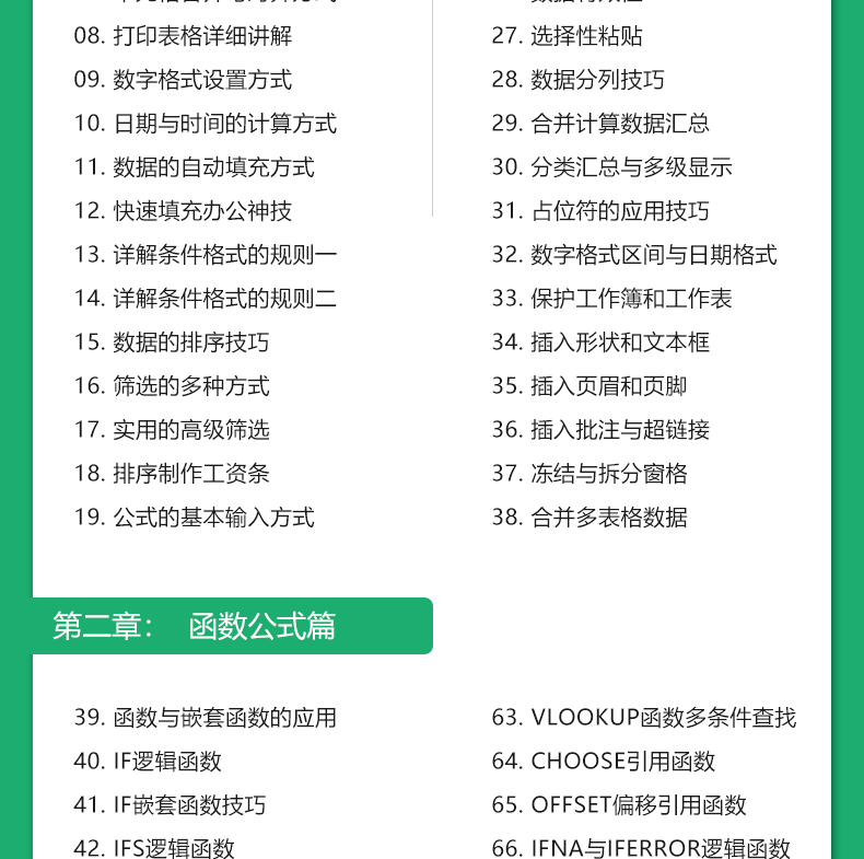 Excel入门到精通视频课程教程