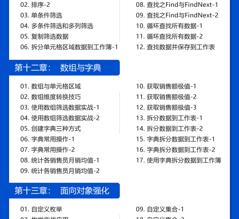 Excel VBA入门到高手全套课程教程