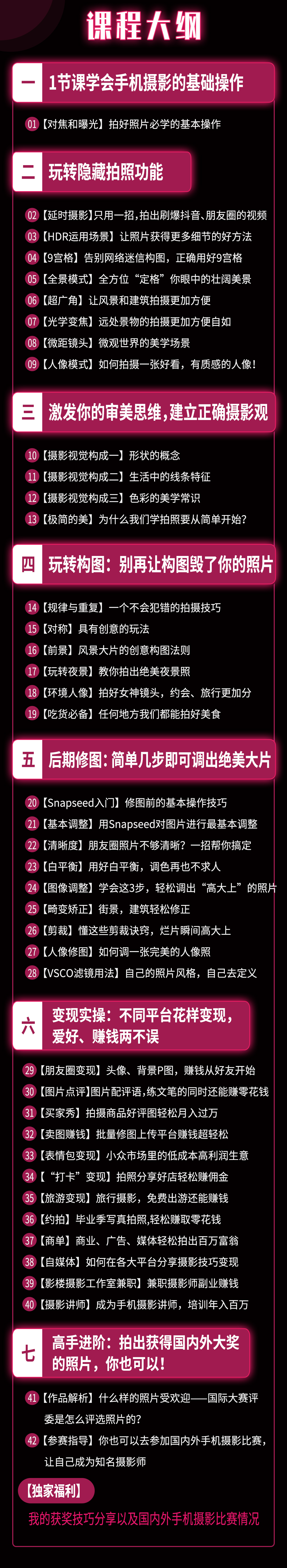 新手手机摄影变现，一部手机让你玩赚拍照+修图
