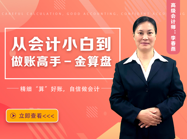 从会计小白到做账高手---金算盘