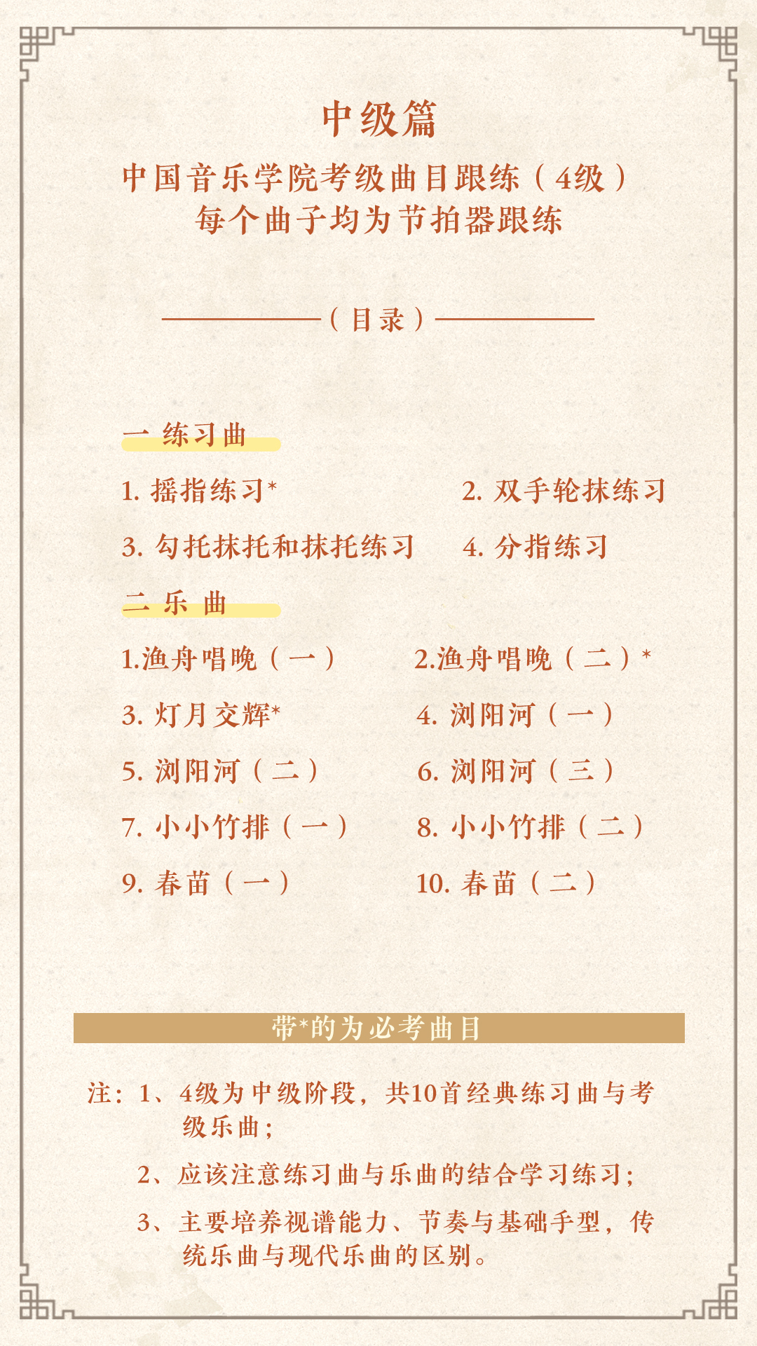 中国院教材示范初级（4级）