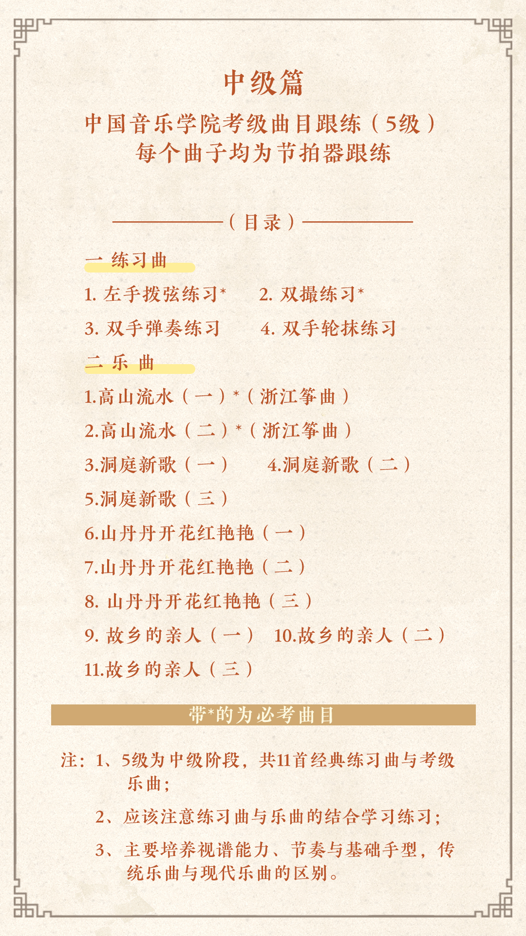 中国院教材示范初级（5级）