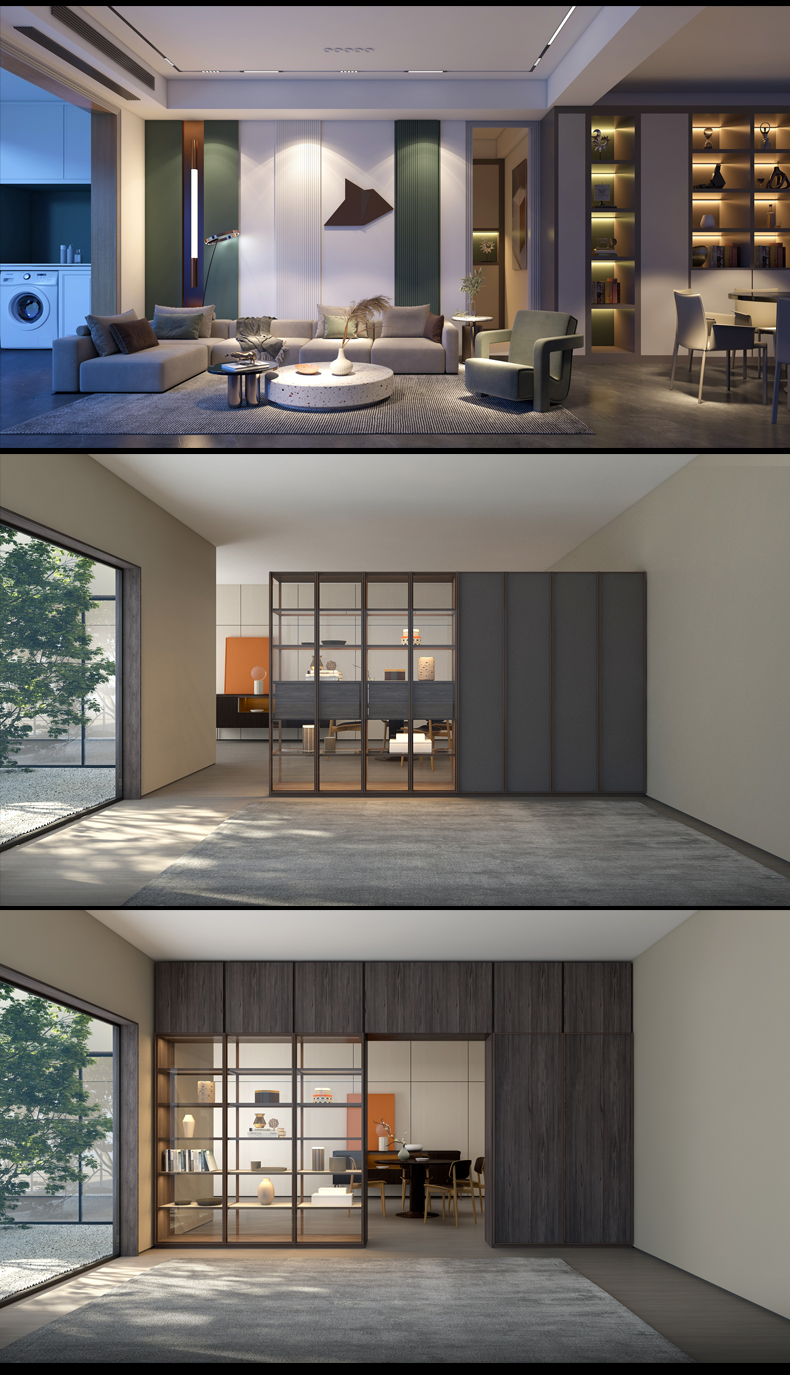 vray5.0 for 3dmax渲染视频教程 室内设计效果图vr5材质灯光表现