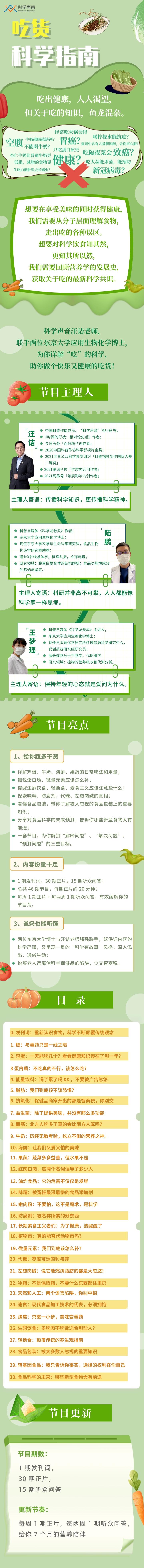 吃货科学指南 | 关于吃的最新科学共识【线上课】