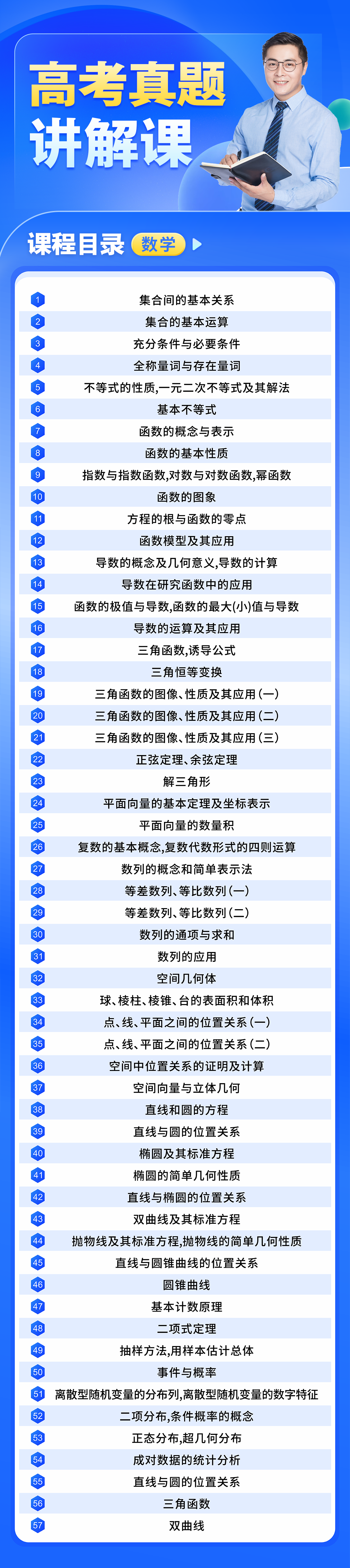 高考真题（数学）讲解课