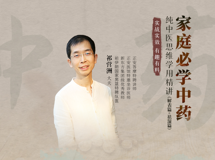 家庭必学中药：纯中医思维学用精讲（解表篇+祛湿篇）