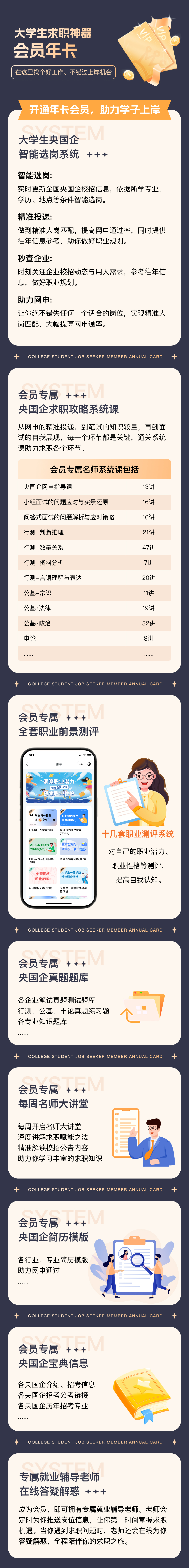 大学生上岸央国企学习年卡（专本硕博均适用）【下单后留意短信按步骤领取电子兑换码】