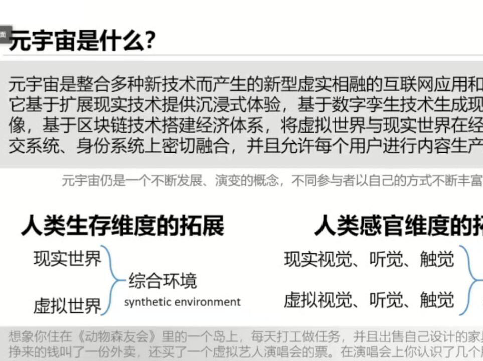 元宇宙—开启“虚实融生”的新世界