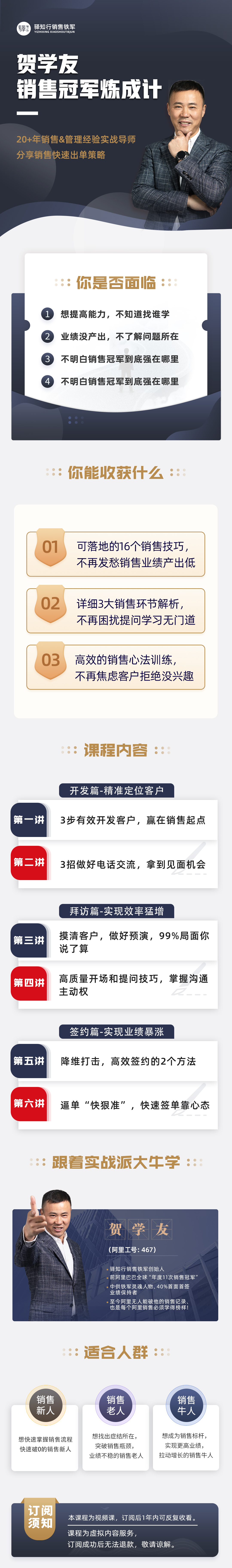 贺学友销售冠军炼成计