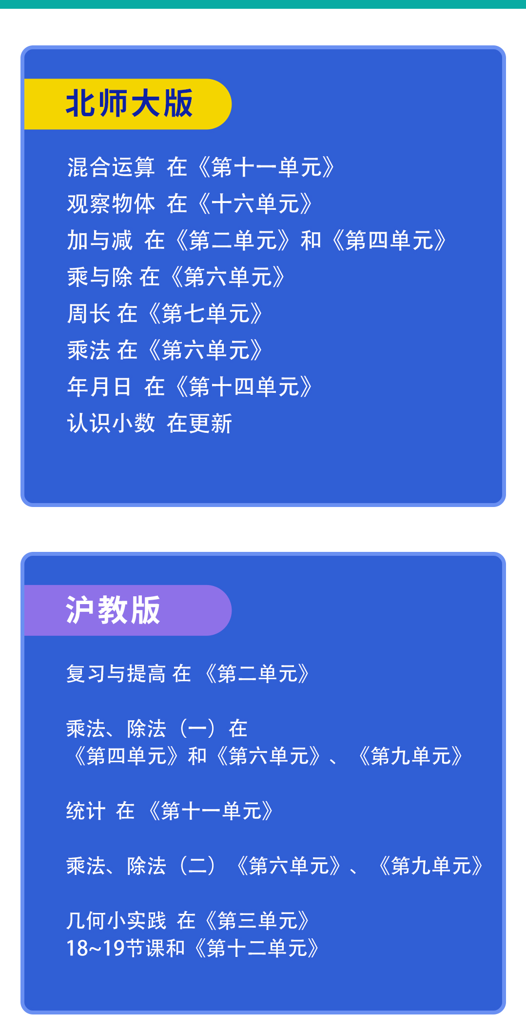 三年级上册 小学数学