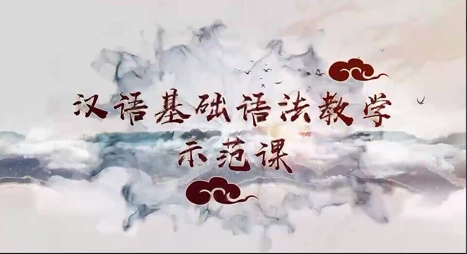 汉语基础语法教学示范课（33讲）