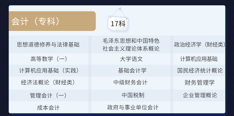 自考会计（本科）-超值精品套餐