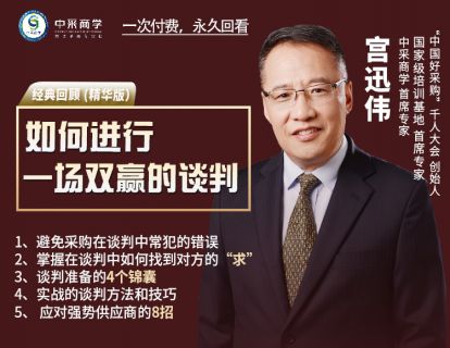 M4《如何进行一场双赢的谈判》经典回顾-精华版