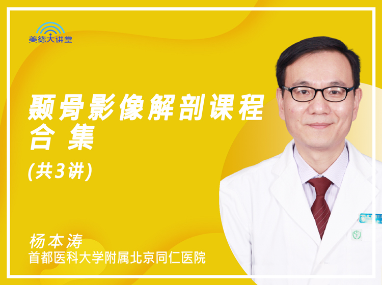 [头颈] 颞骨影像解剖课程合集 (共3讲) (杨本涛)