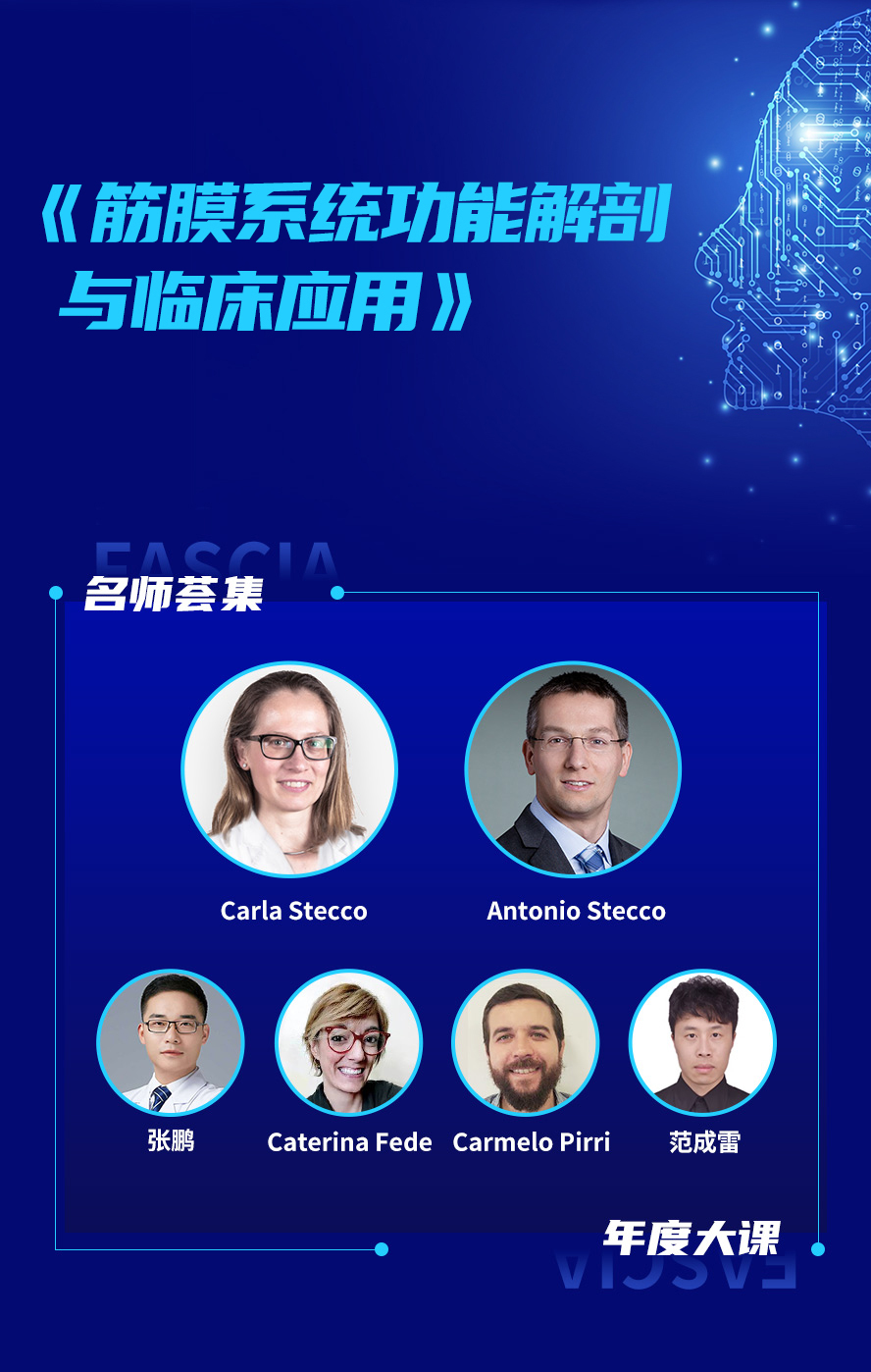 筋膜系统功能解剖与临床应用