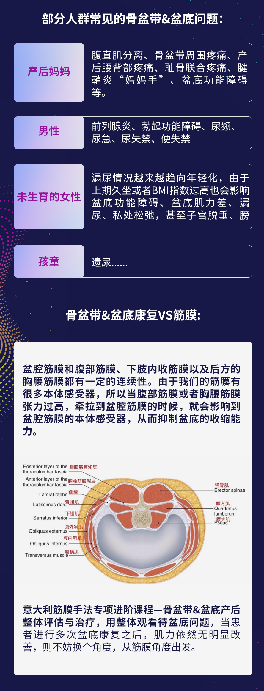 骨盆带&盆底产后整体评估与治疗