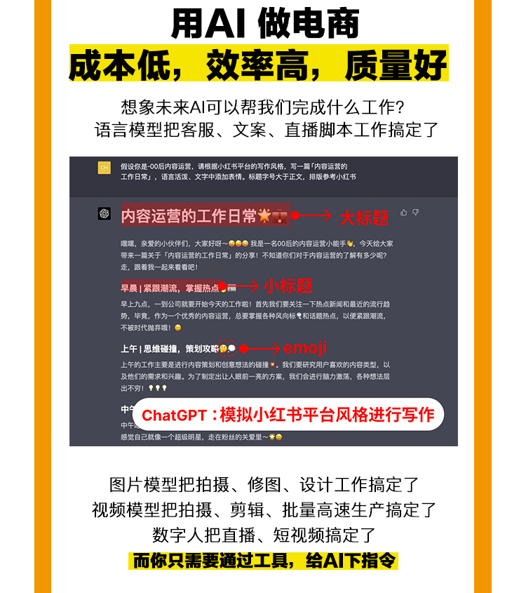 AI新人类-电商人的AI课（持续更新中）
