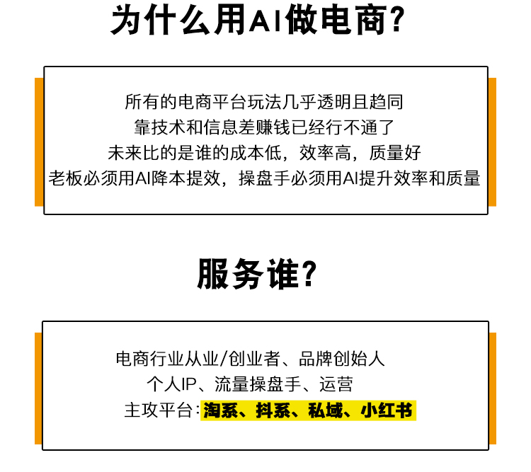 AI新人类-电商人的AI课（持续更新中）