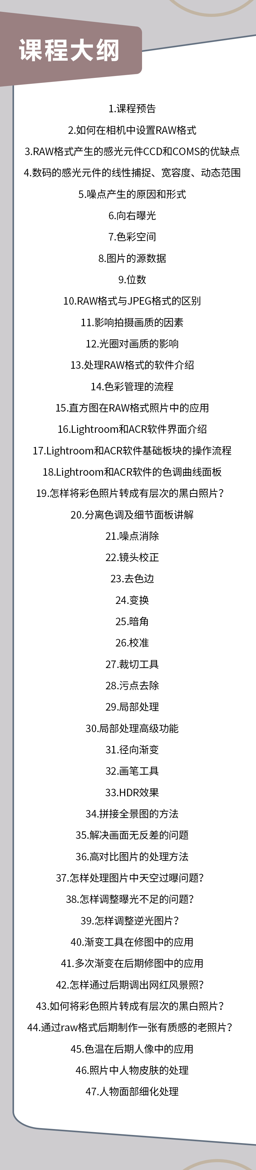 解析RAW格式文件处理的工作流程