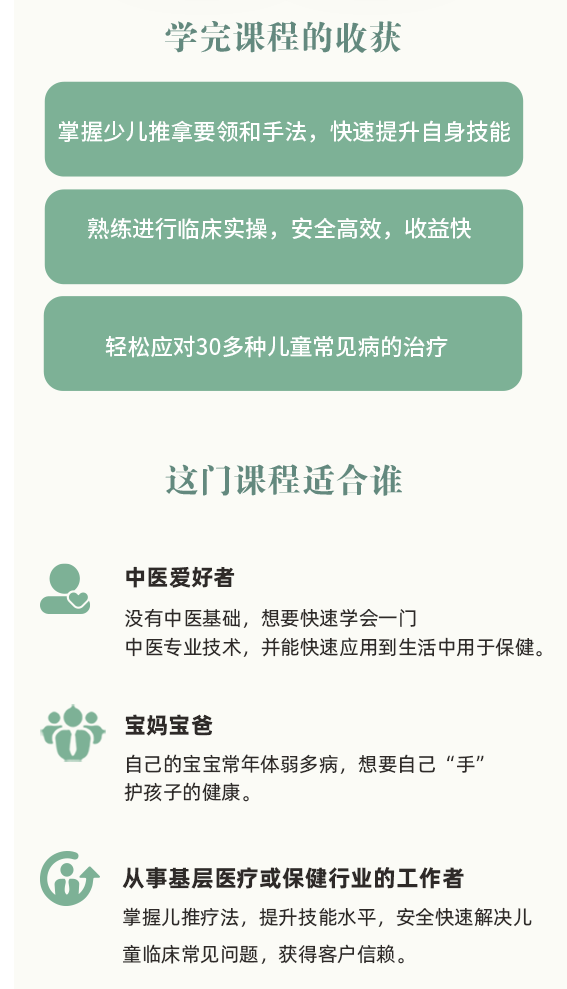 樊义波少儿推拿实战班（精品系列）