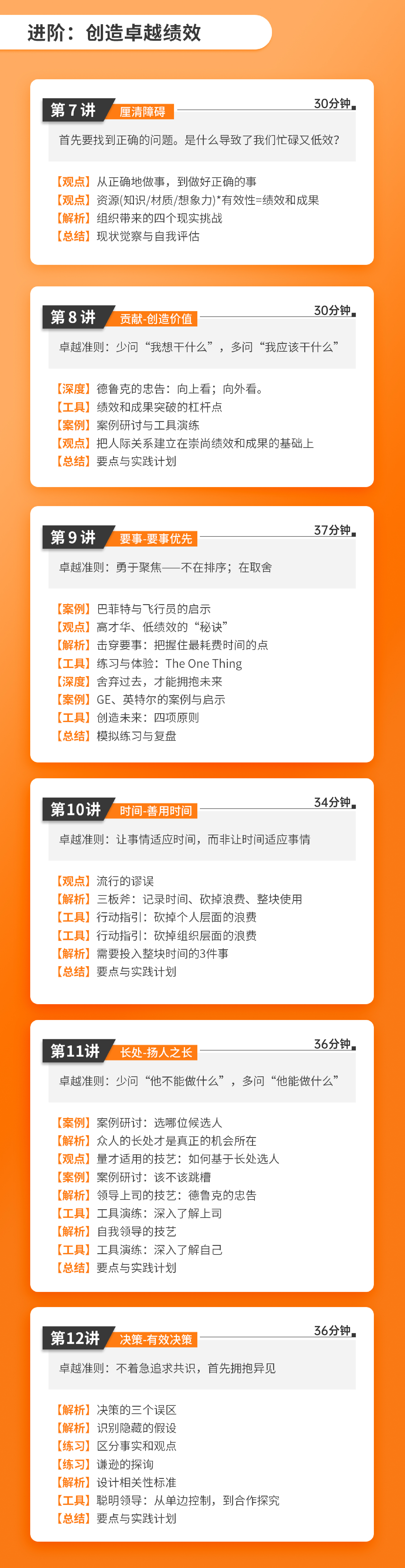 卓有成效管理者的十项修炼