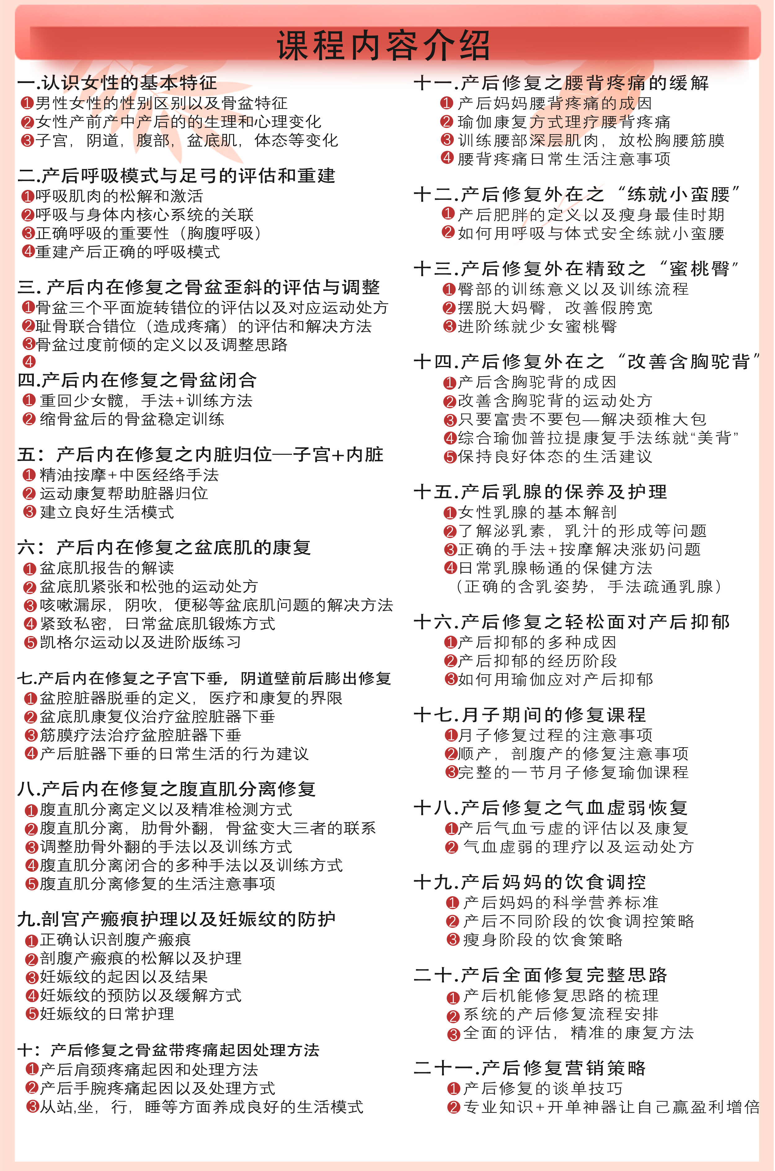 慧医澜心-产后系统全面修复-专栏