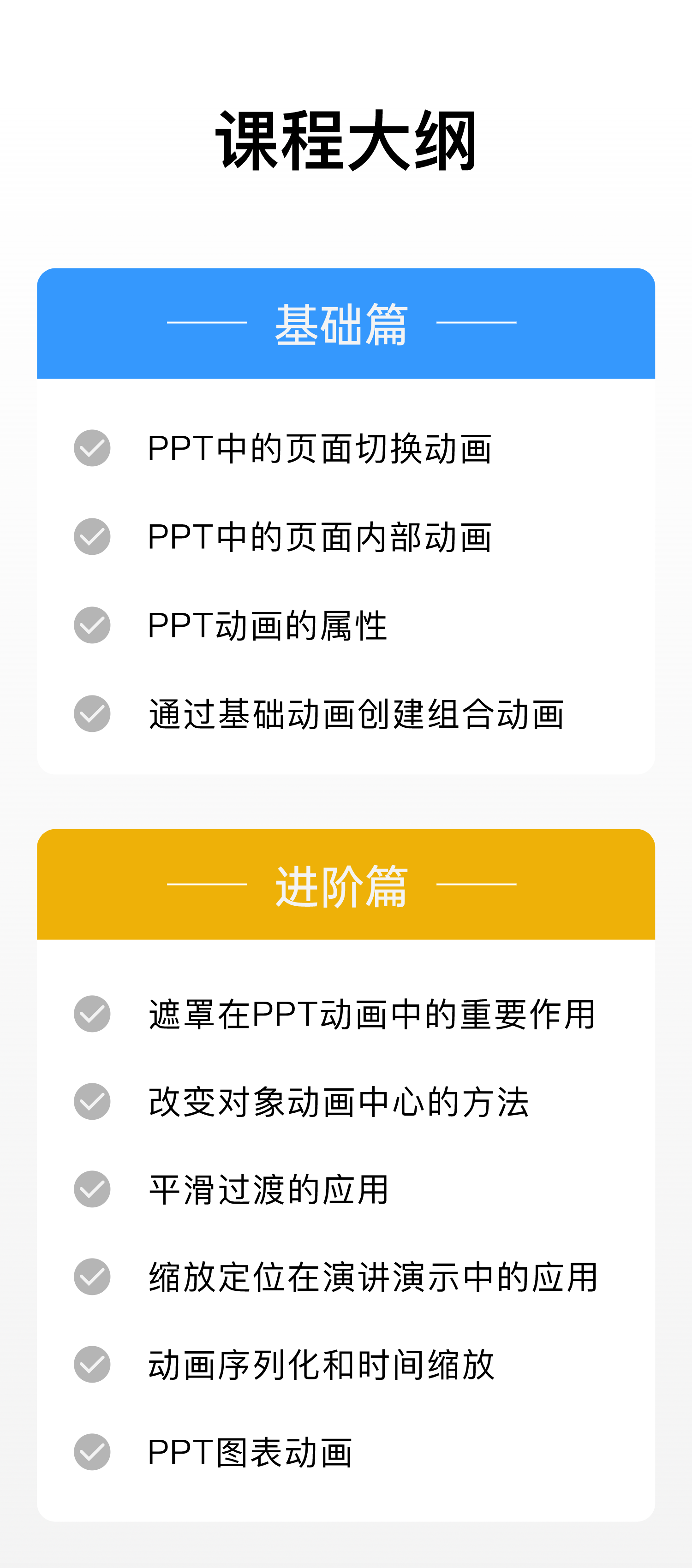 辅助演讲的PPT动画设计