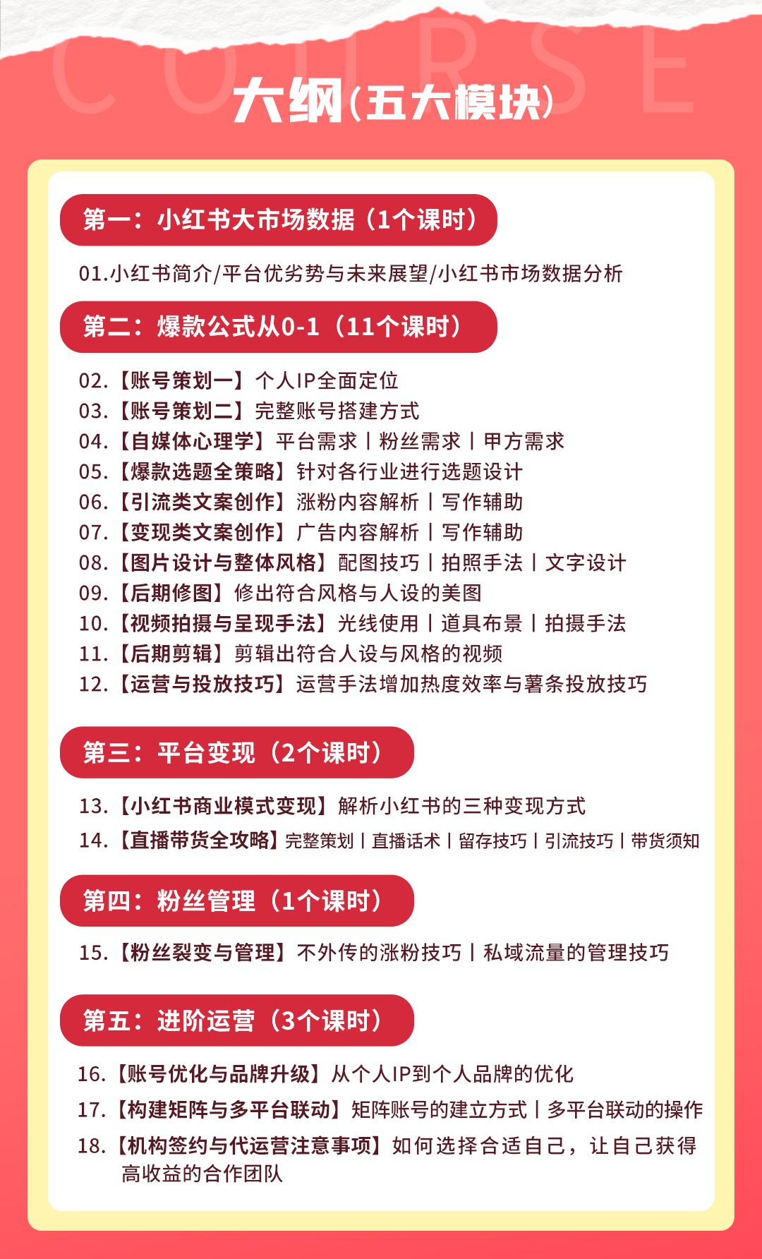 30天打造专属IP：小红书博主训练全阶段课程