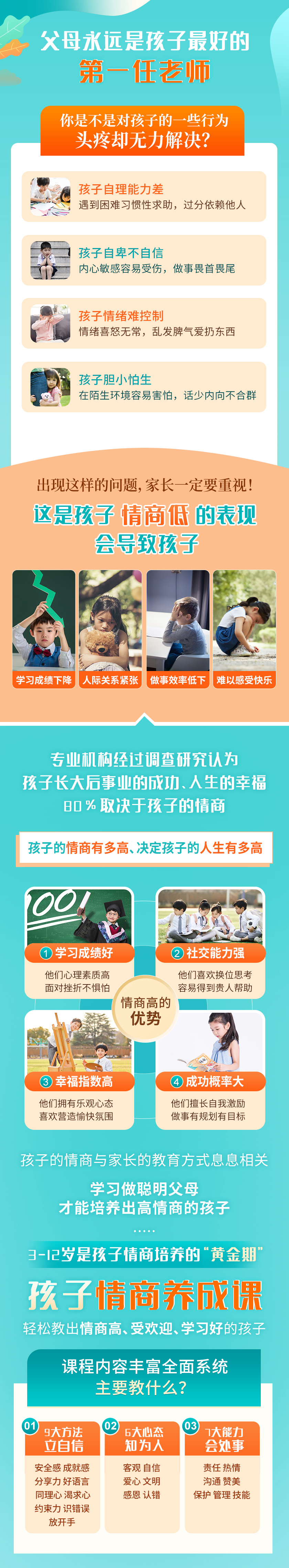 【首席教育专家卢勤】24堂孩子情商养成课，教孩子立自信、知为人、会处事！