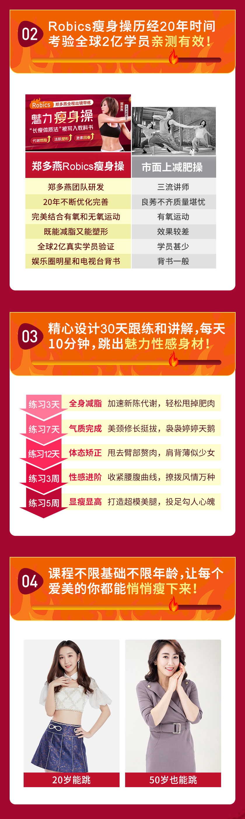 瘦身女王郑多燕全程带练：32天Robics魅力瘦身操，带你打造“长瘦不老”体质！