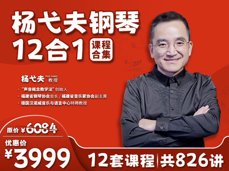 杨弋夫老师12合1钢琴套餐
