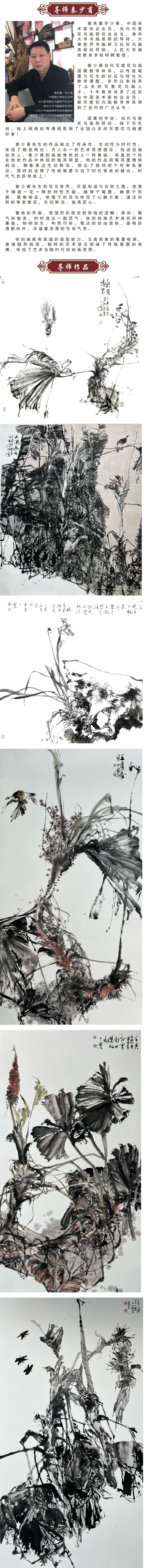 秦少甫花鸟画  梅、兰、竹、菊精讲网课