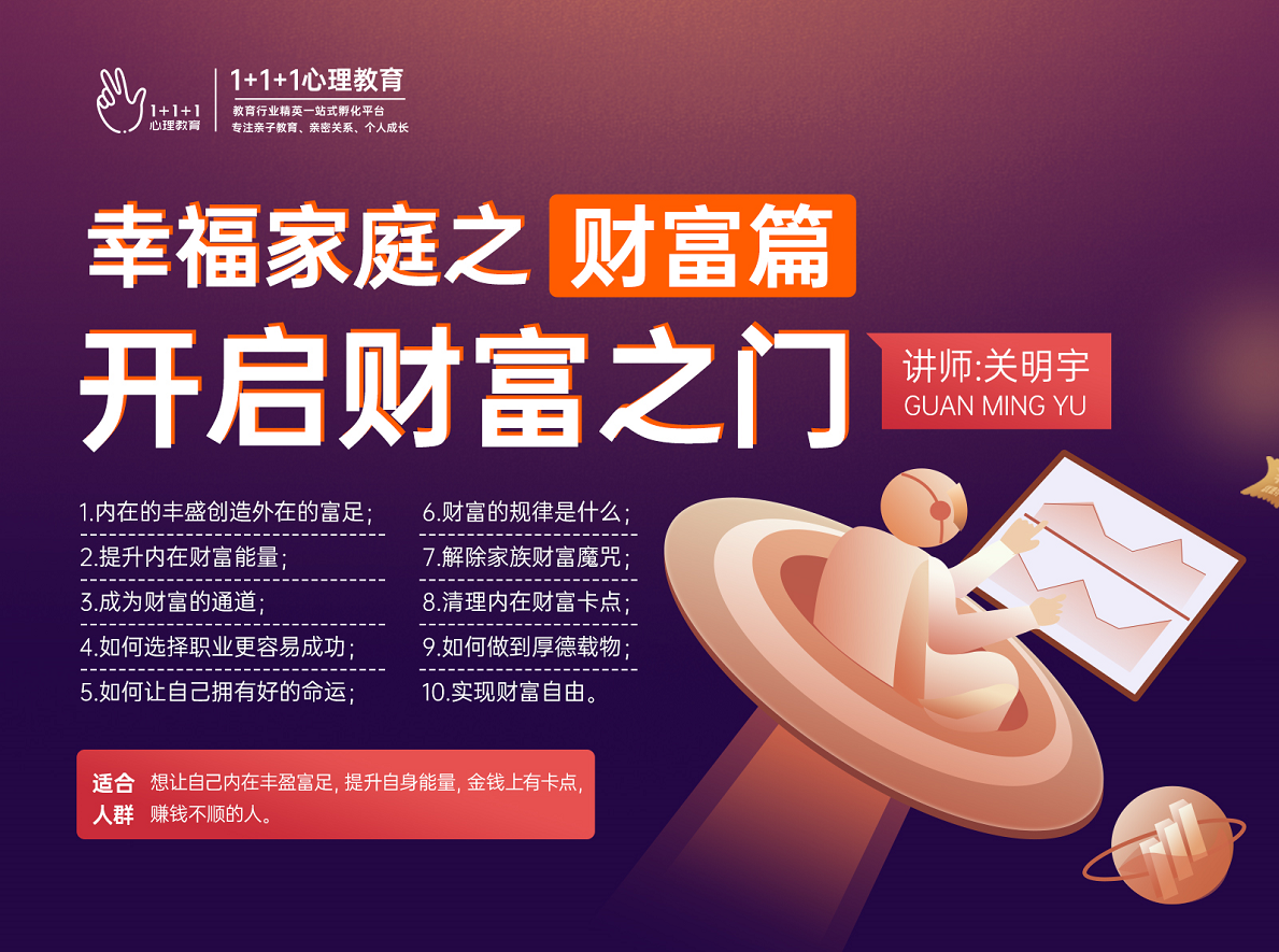 幸福家庭之开启财富之门