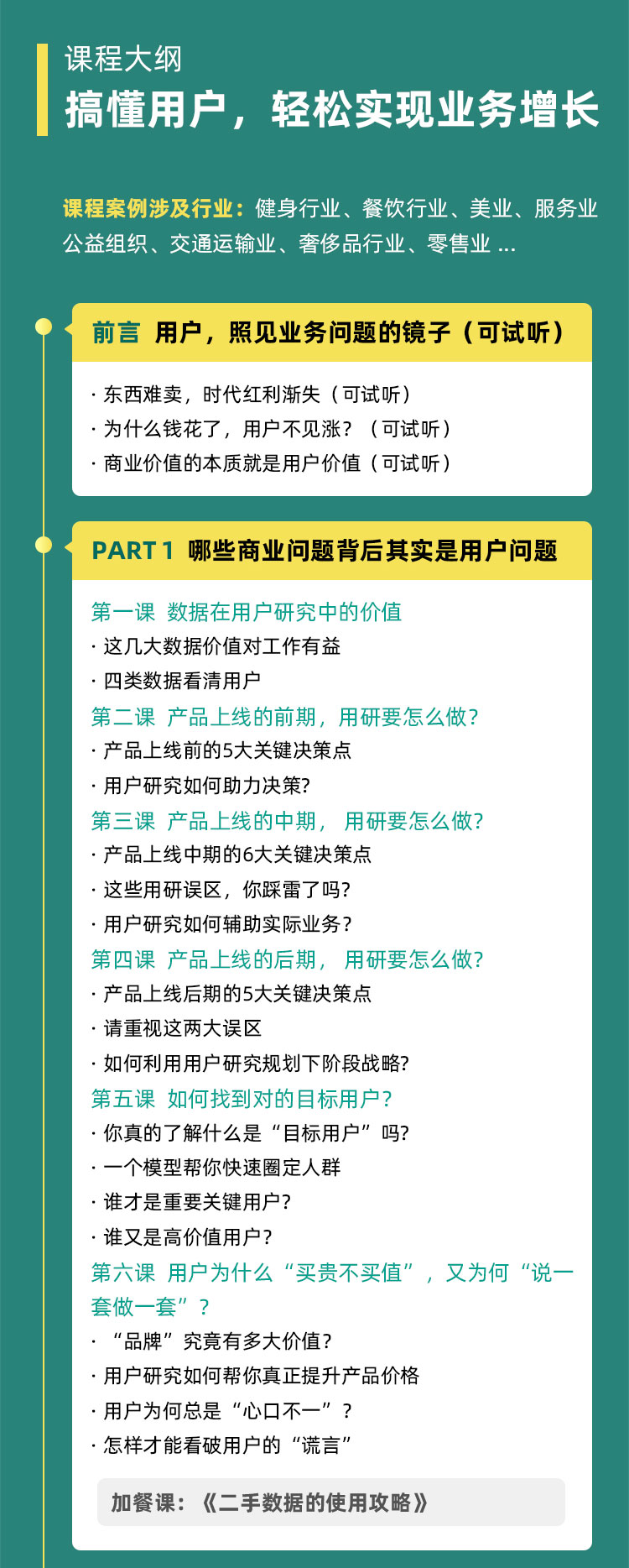 用户调研驱动业务增长
