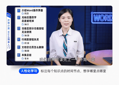 【微软版】Word从小白到高手视频课