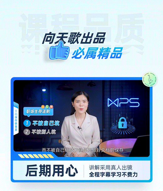 【WPS版】Word文字从小白到高手视频课