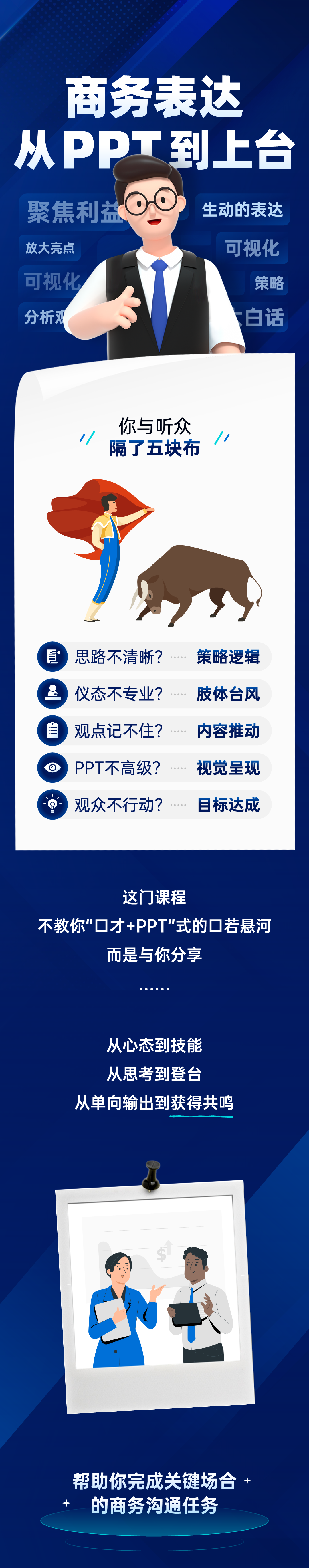 商务表达与演讲：从PPT到上台