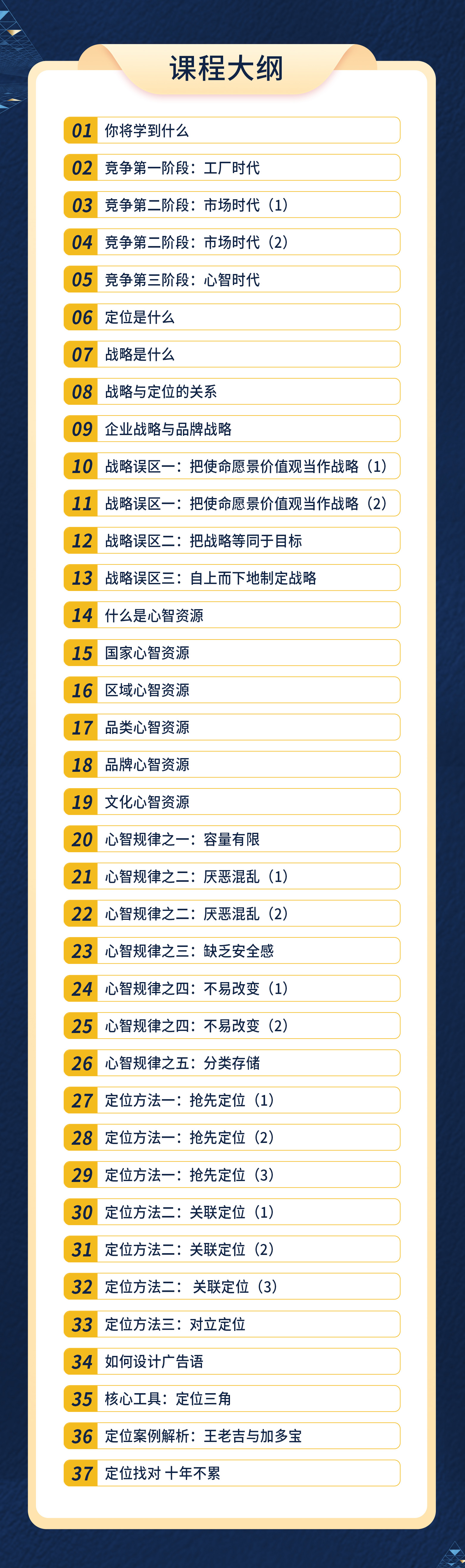 【梁山】战略定位37讲（升级版）