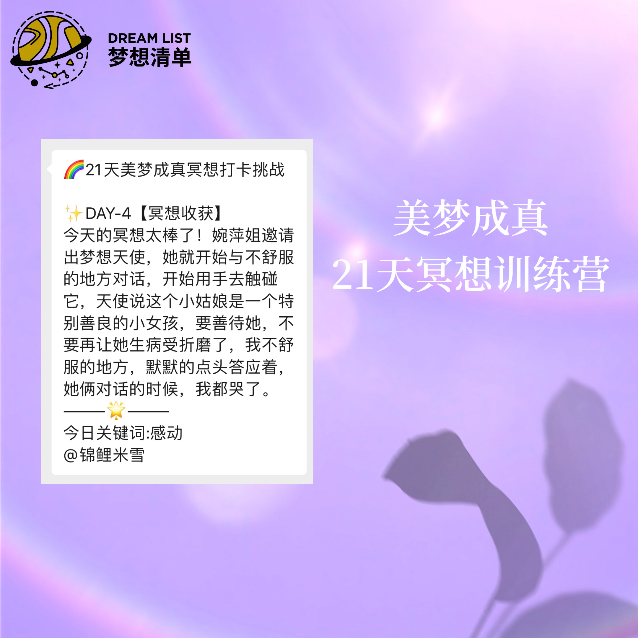 美梦成真21天冥想训练营