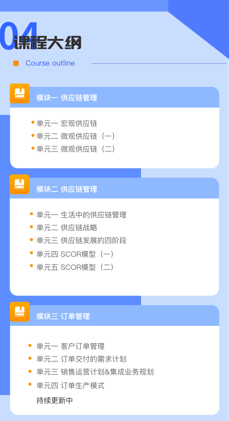 供应链管理-从入门到精通【微课精品 供应链通识系列】