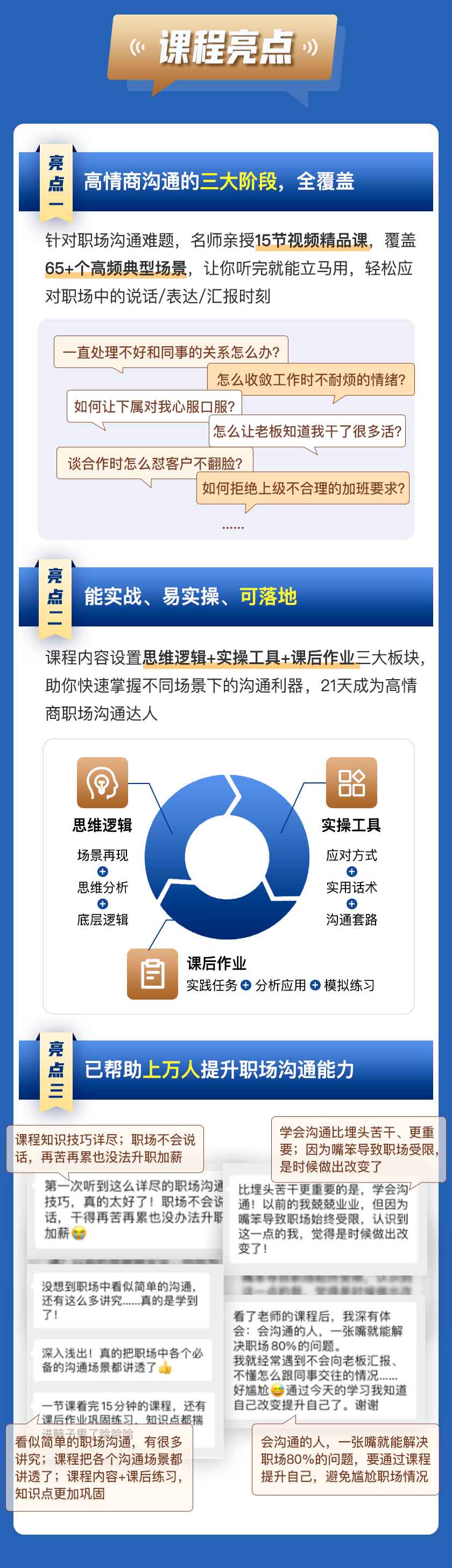21天高情商沟通实战课:告别低情商/提升影响力/搭建人脉圈/掌握主动权
