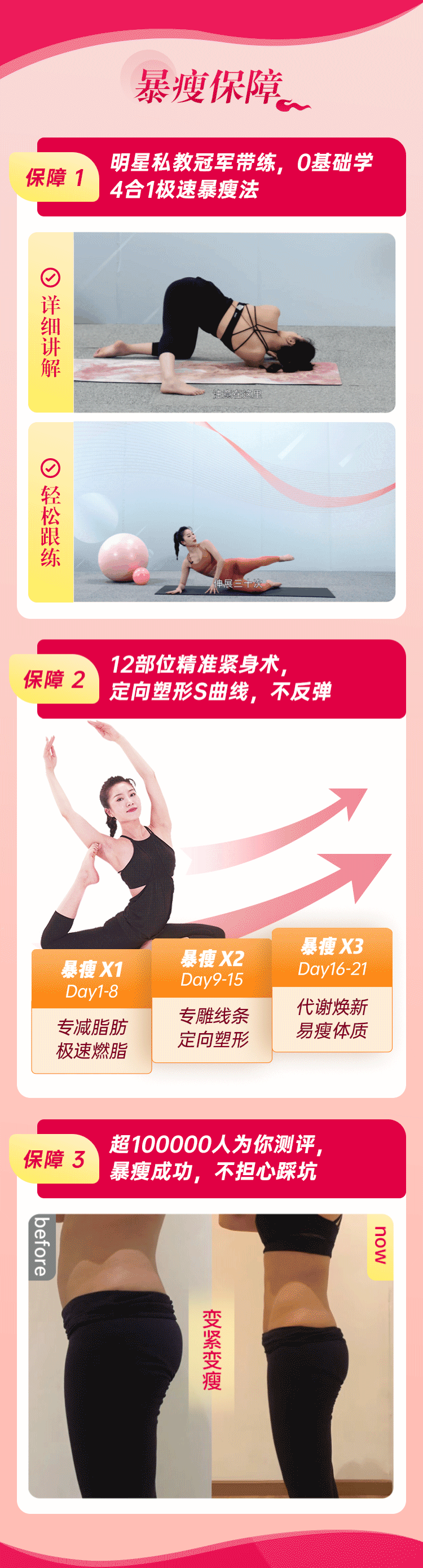 秦岚、谢楠、潘石屹明星私教：3倍暴瘦不松垮！每天5min极速燃脂，S曲线不反弹