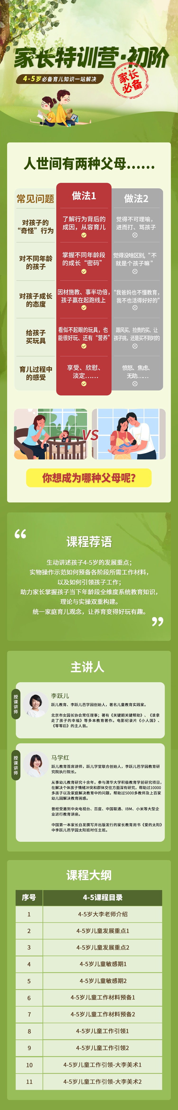 4-5岁家长特训营 · 初阶