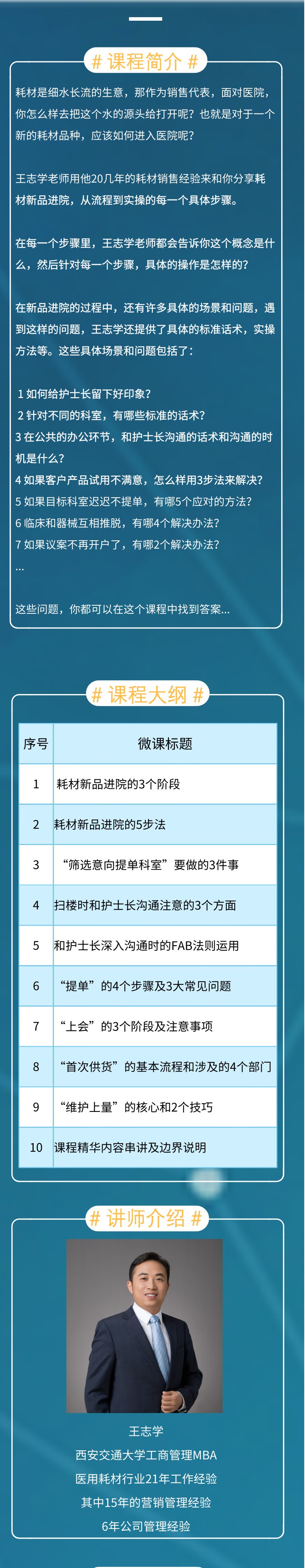 耗材销售代表开发新医院的5步法