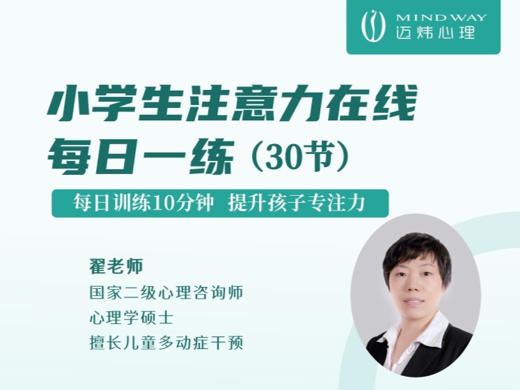 小学生注意力全年在线每日一练（30节）.