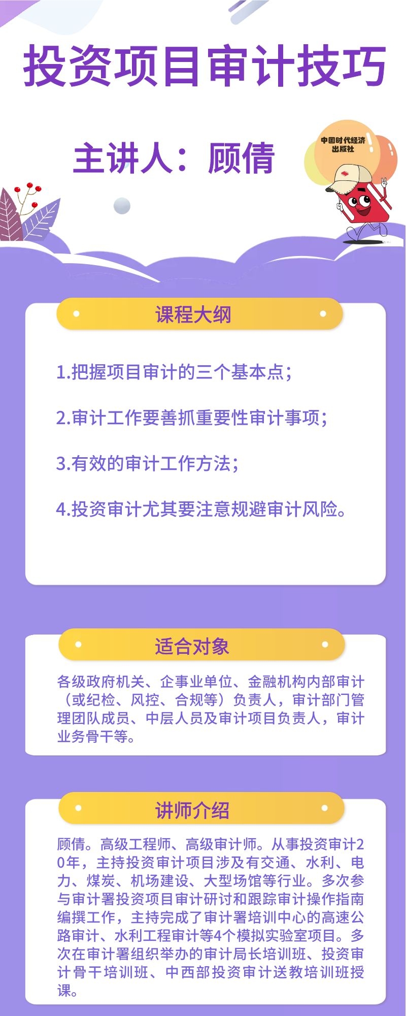 《投资项目审计技巧》