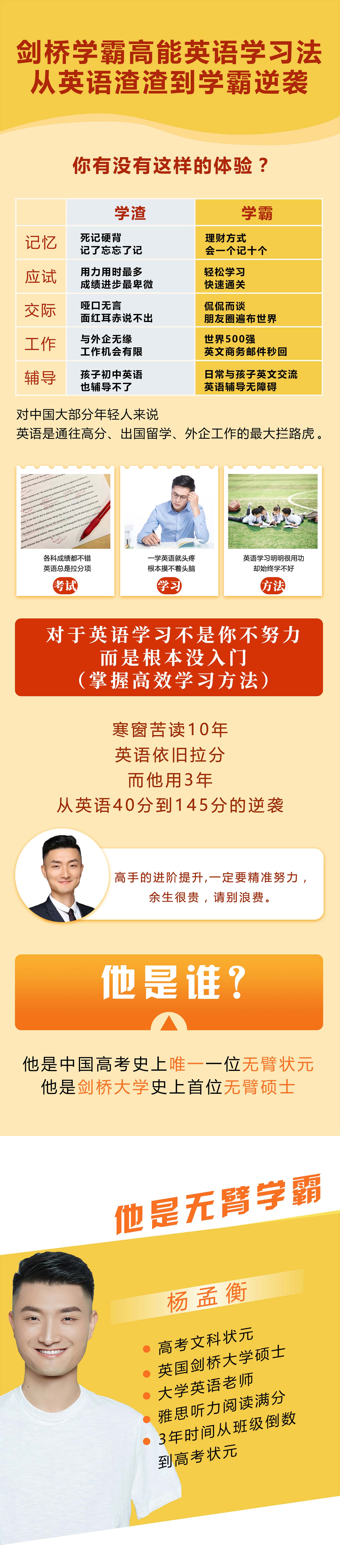 【英国剑桥学霸杨孟衡】人人都可复制的高效英语学习法