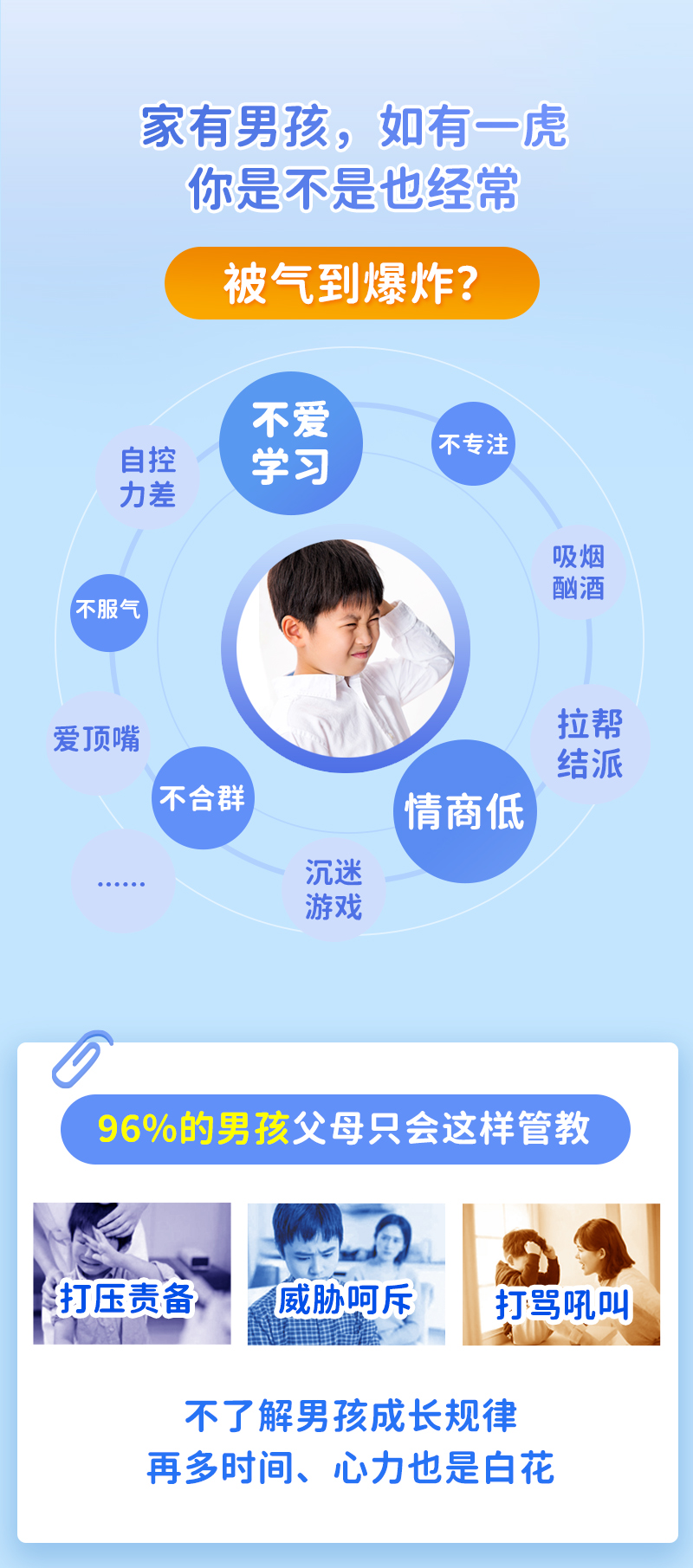 【百万畅销书作家鲁鹏程】教你不吼不叫，科学养育男孩