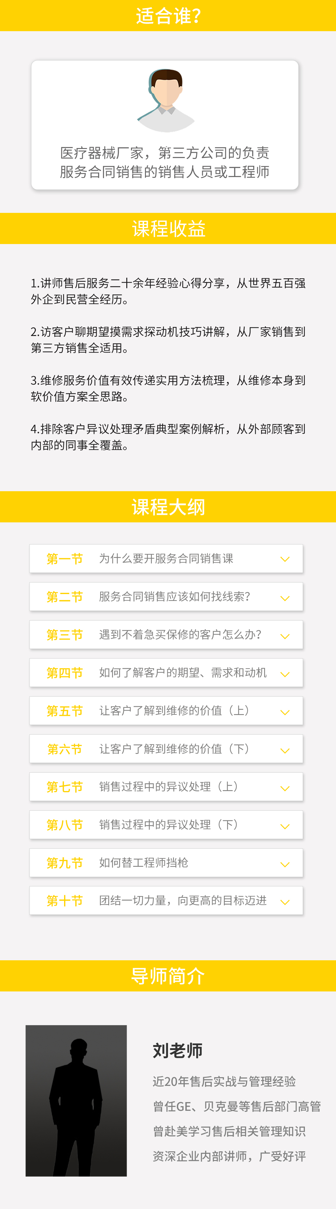医械售后服务合同销售